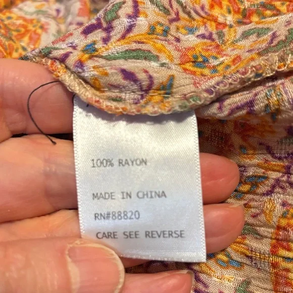 Rachel Zoe Vibrant Orange Floral Maxi Skirt - Picture 9 of 10